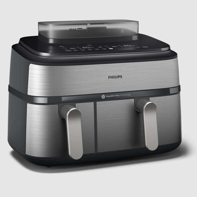 Philips AirFryer 5000 Series Dual Basket with Steam 9L NA555/09