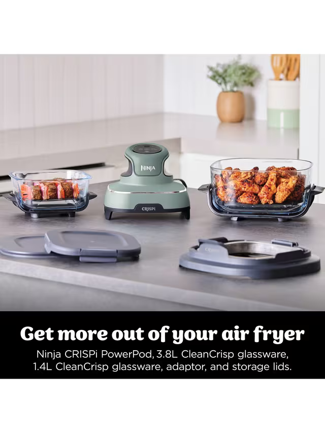 Ninja CRISPi 4-in-1 Portable Glass Air Fryer