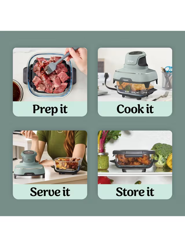 Ninja CRISPi 4-in-1 Portable Glass Air Fryer