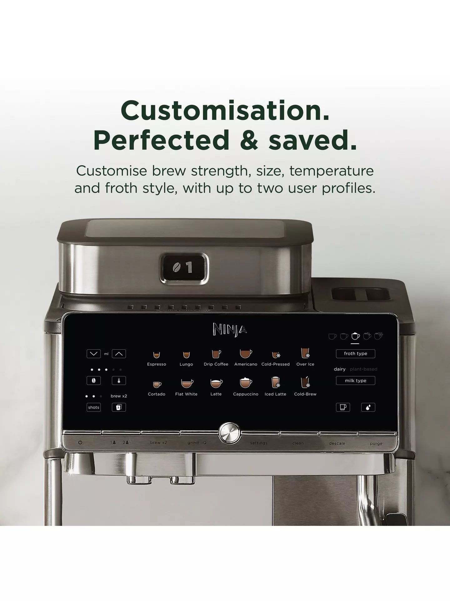 Ninja AutoBarista Pro Automatic Espresso Machine  AE1052