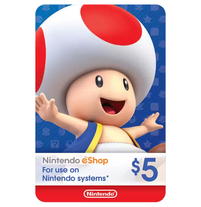 Nintendo eShop $5 USA