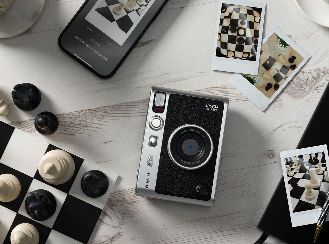 FUJIFILM instax mini EVO Hybrid Instant Camera