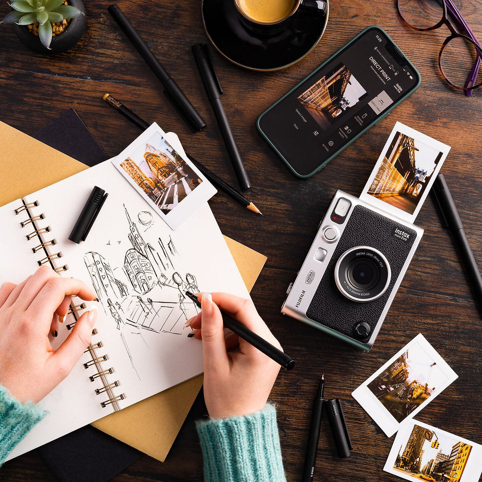 FUJIFILM instax mini EVO Hybrid Instant Camera