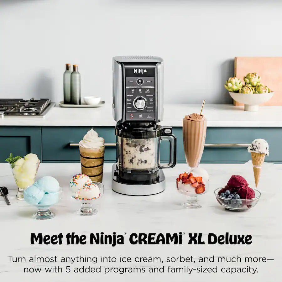 Ninja CREAMi XL Deluxe 11-in-1 Ice Cream and Frozen Treat Maker NC501