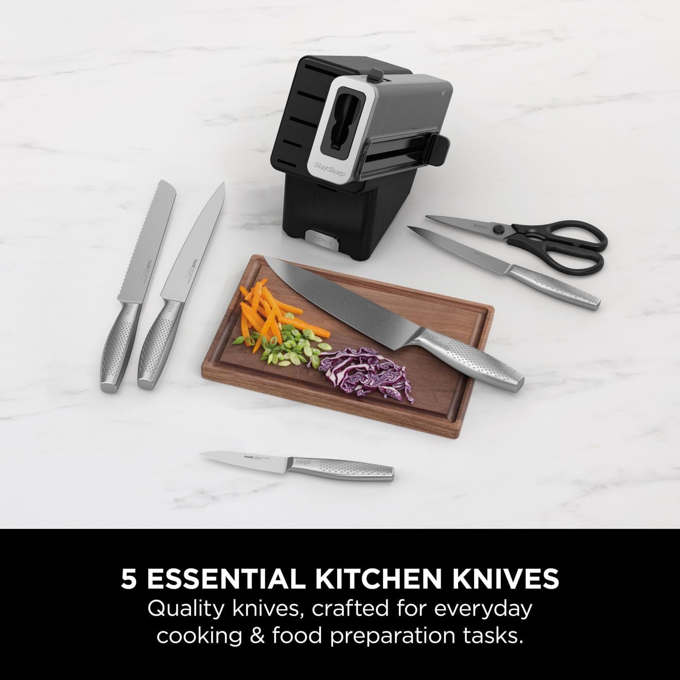 Ninja StaySharp Stainless 6-Piece Knife Set