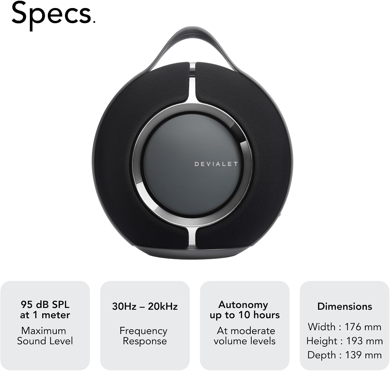 Devialet Mania High End Stereo Wireless Portable Speaker