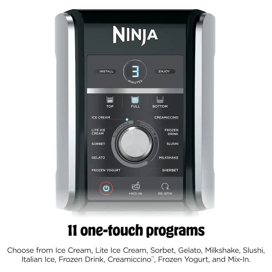 Ninja CREAMi XL Deluxe 11-in-1 Ice Cream and Frozen Treat Maker NC501