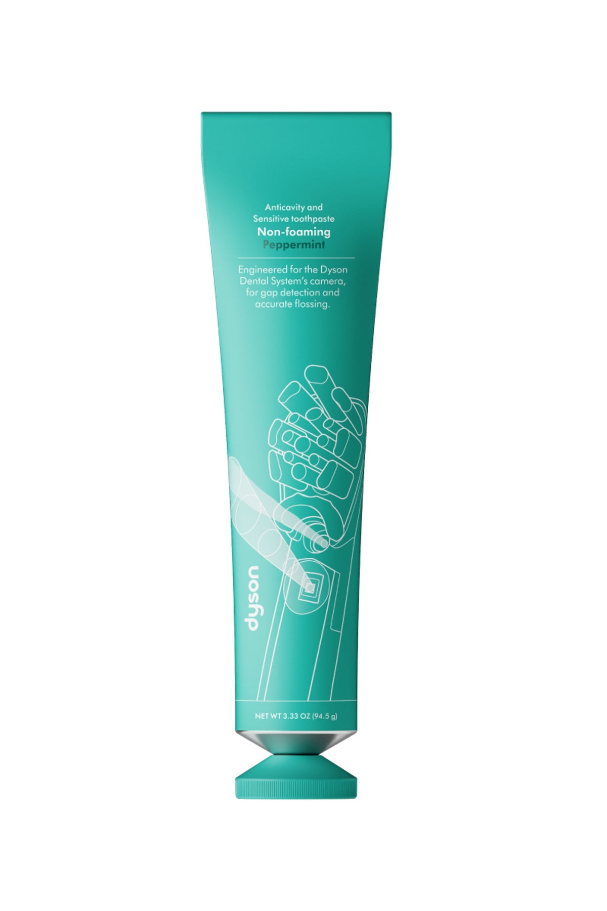 Dyson Non-foaming sensitive toothpaste (Peppermint) for Dyson CameraJet Toothbrush