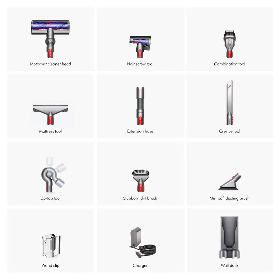 Dyson V11 Extra Cordless Vacuum Cleaner -Nickel/Red