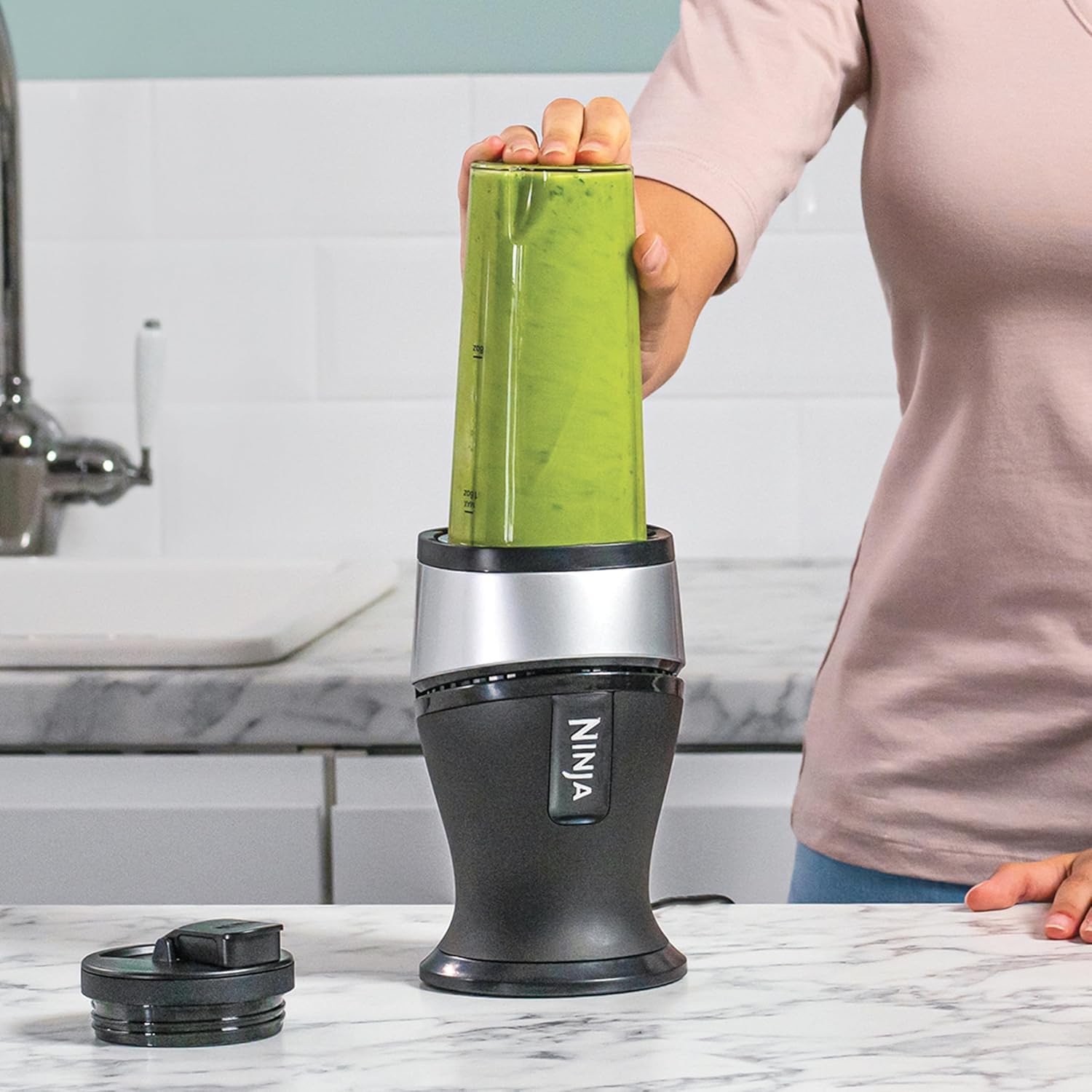 Ninja Nutri 700W Slim Blender & Smoothie Maker QB3001