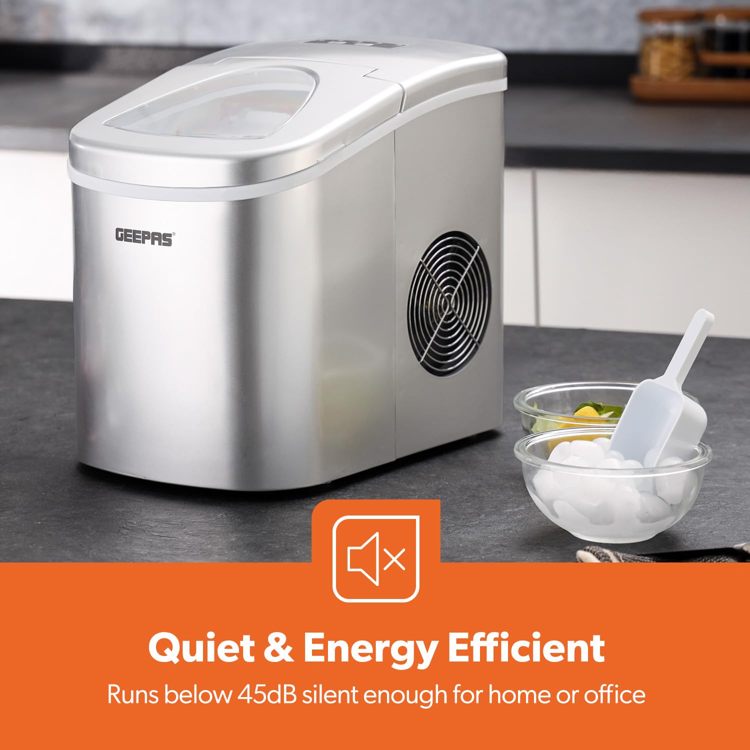 Geepas Portable Automatic Ice Maker GIM63015