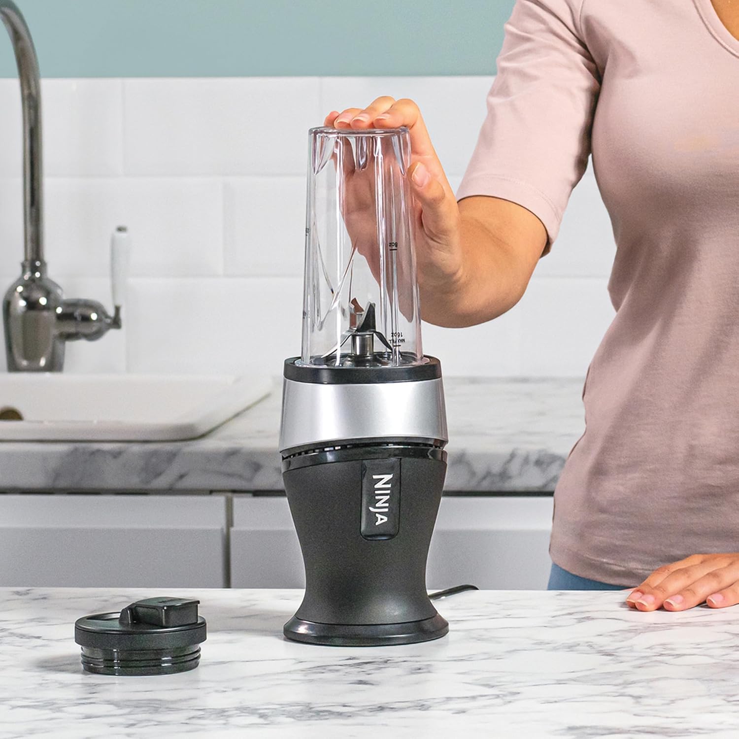 Ninja Nutri 700W Slim Blender & Smoothie Maker QB3001