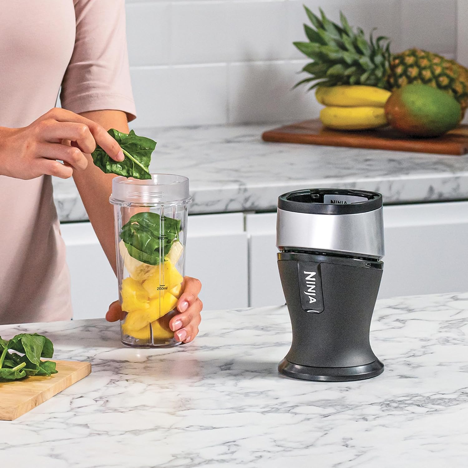Ninja Nutri 700W Slim Blender & Smoothie Maker QB3001