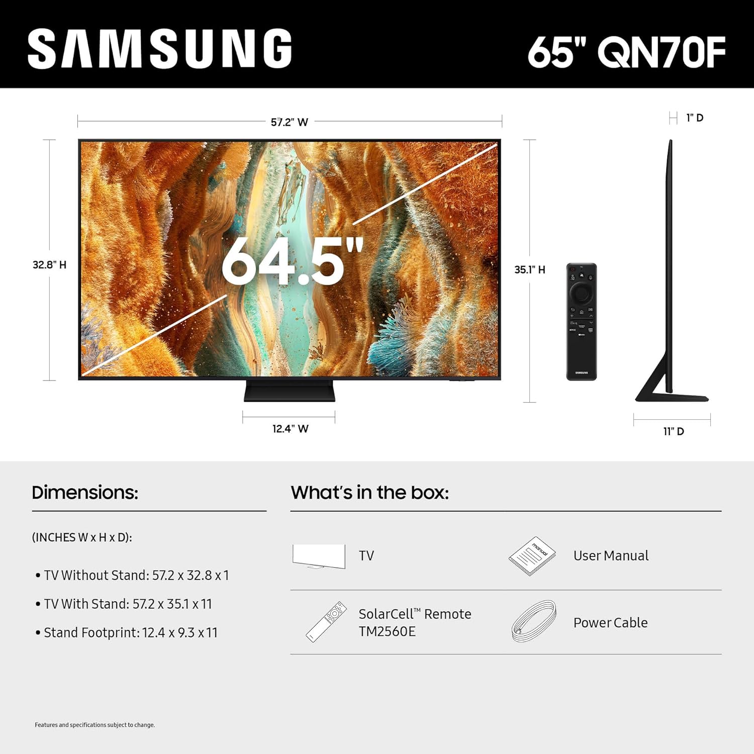 Samsung Neo QLED QN70F 4K Smart TV