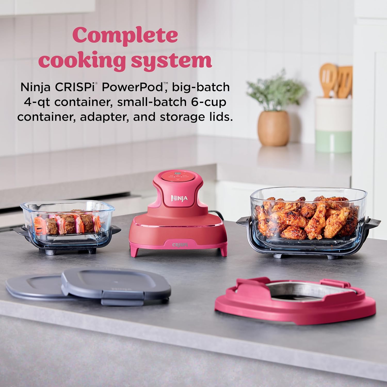 Ninja CRISPi 4-in-1 Portable Glass Air Fryer