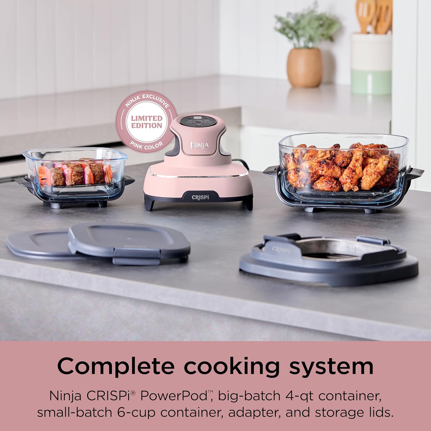 Ninja CRISPi 4-in-1 Portable Glass Air Fryer