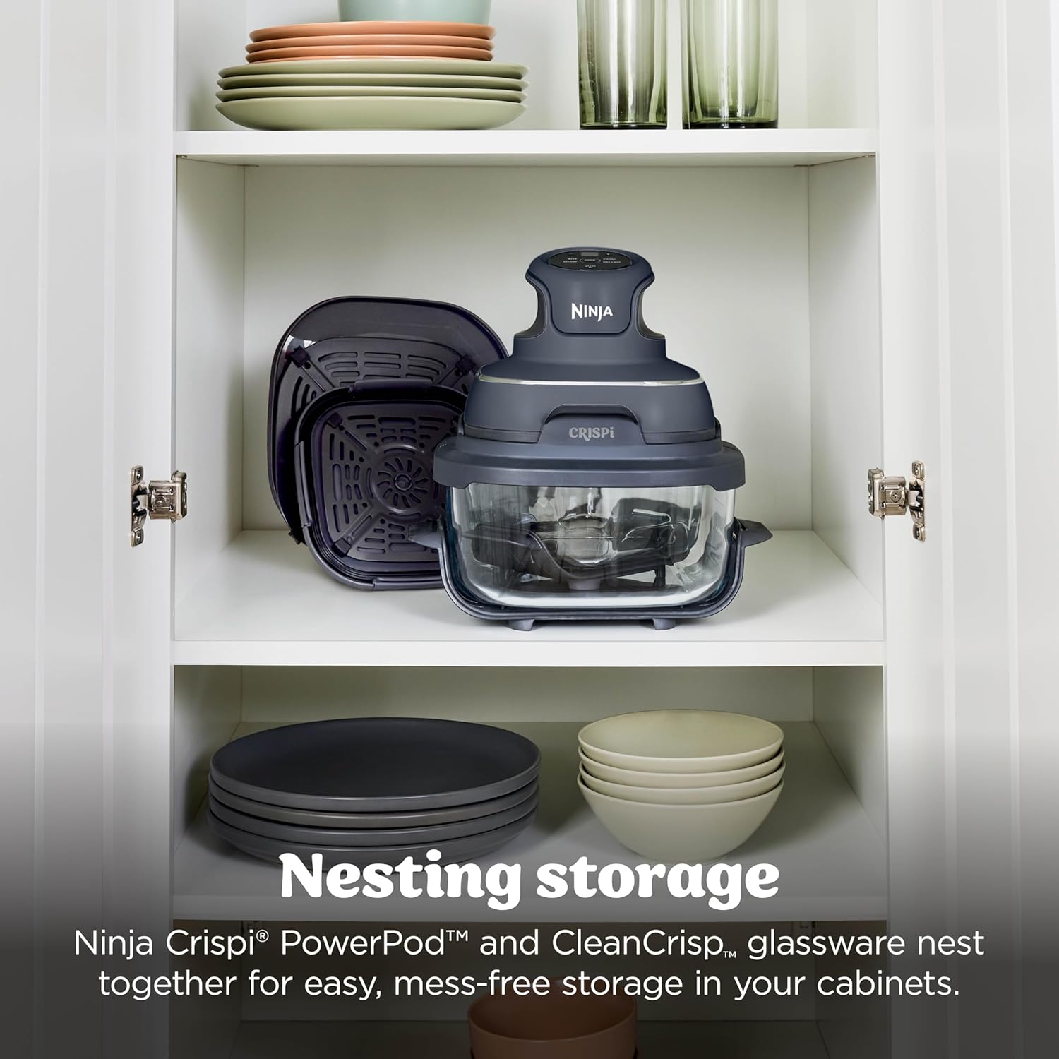 Ninja CRISPi 4-in-1 Portable Glass Air Fryer