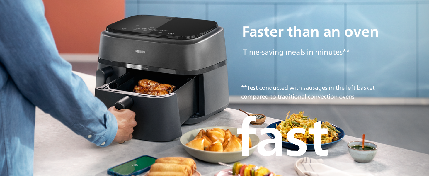 Philips AirFryer 3000 Series Dual Basket XXL 9L  NA350/00