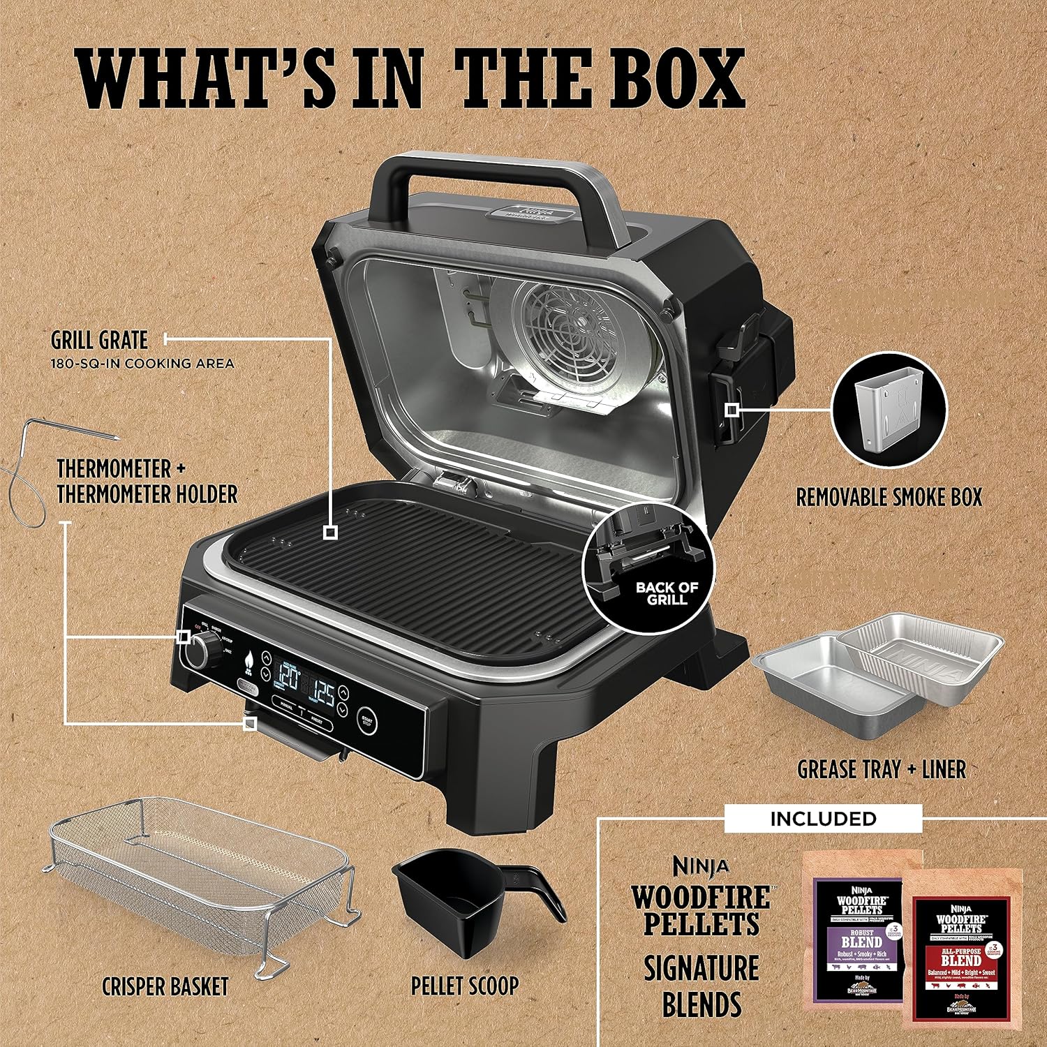 Ninja WoodFire Pro XL OG850