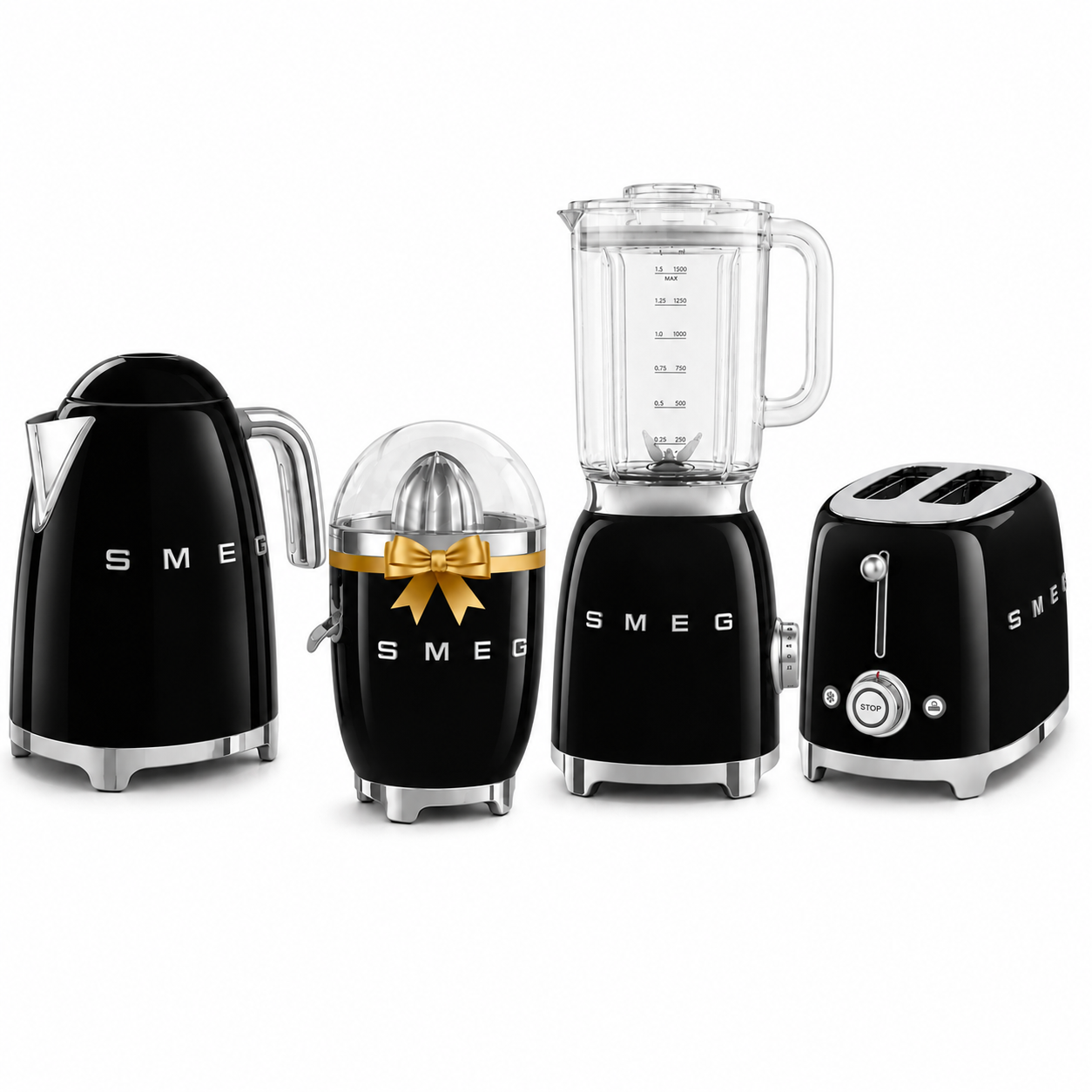 Smeg Summer Bundle 3 ( Kettle, Toaster, Blender and Juicer )