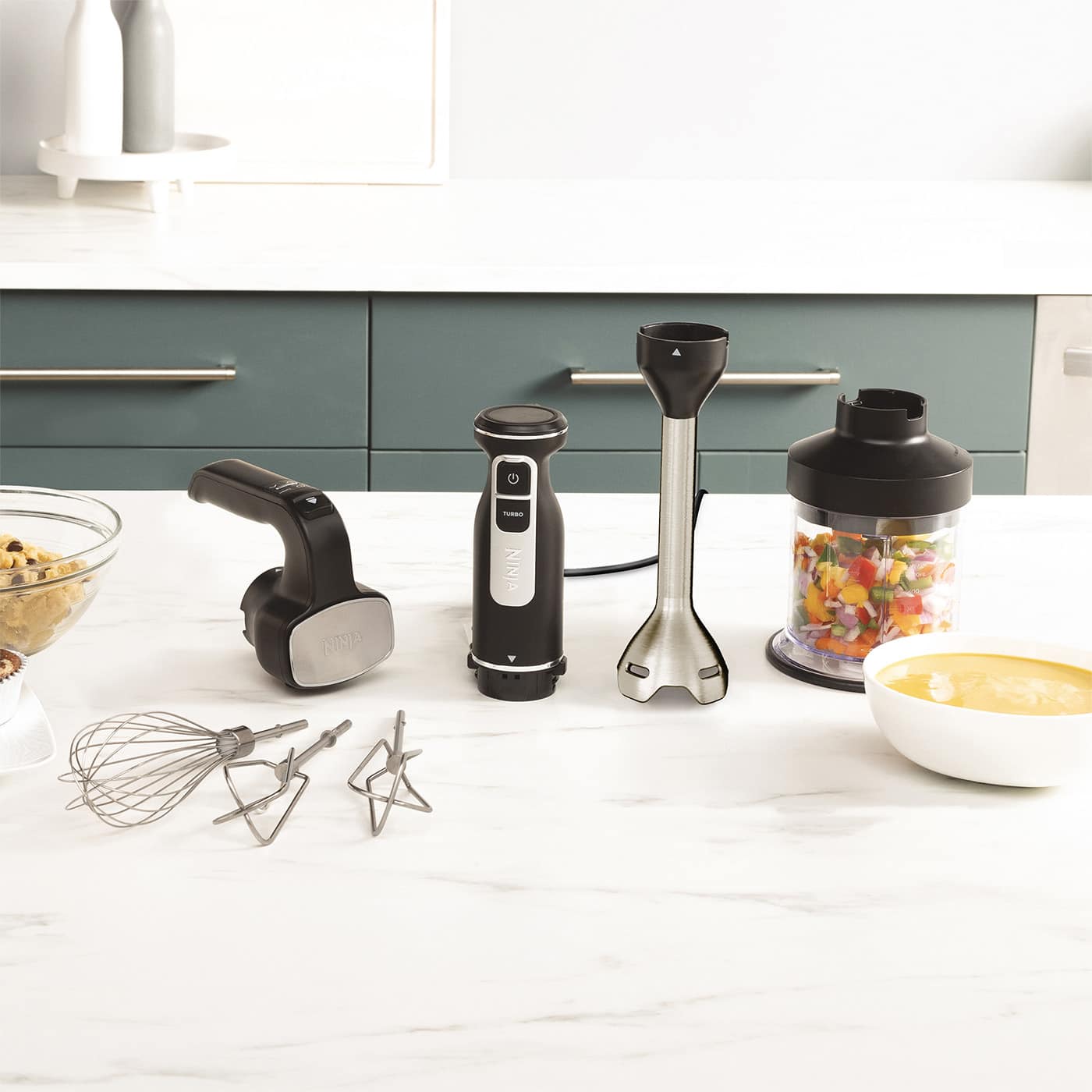 Ninja Foodi 3-in-1 Hand Blender Mixer & Chopper CI100