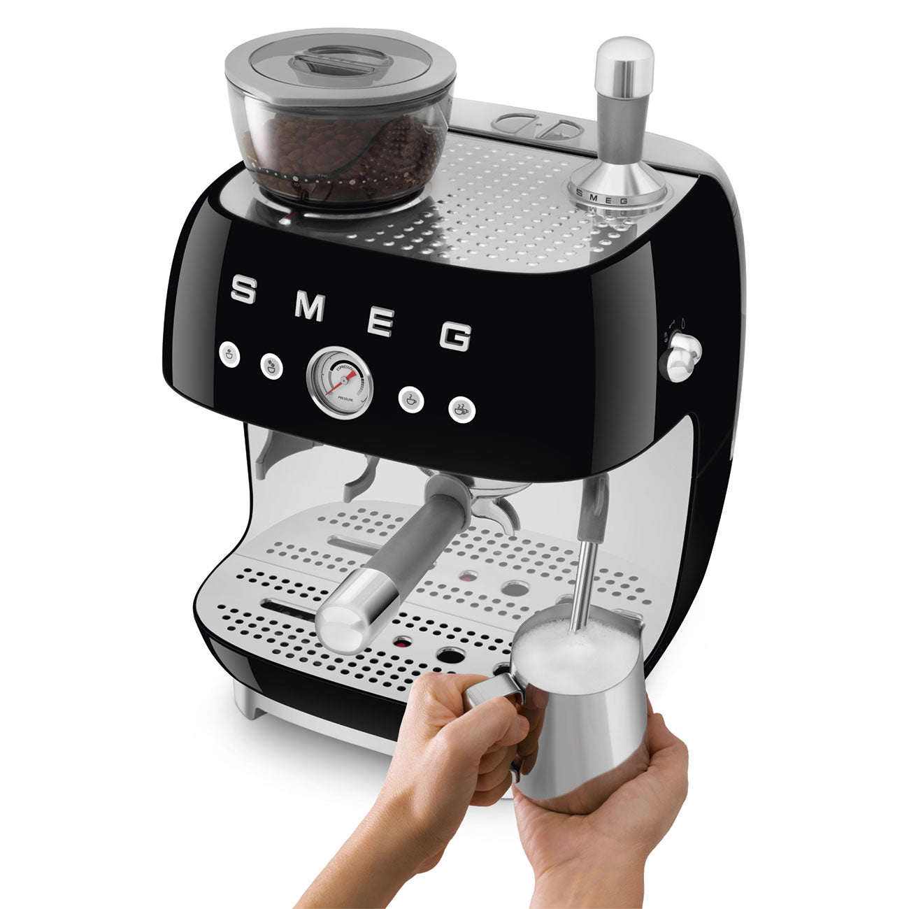 Smeg Manual Espresso Coffee Machine with built-in Grinder EGF03