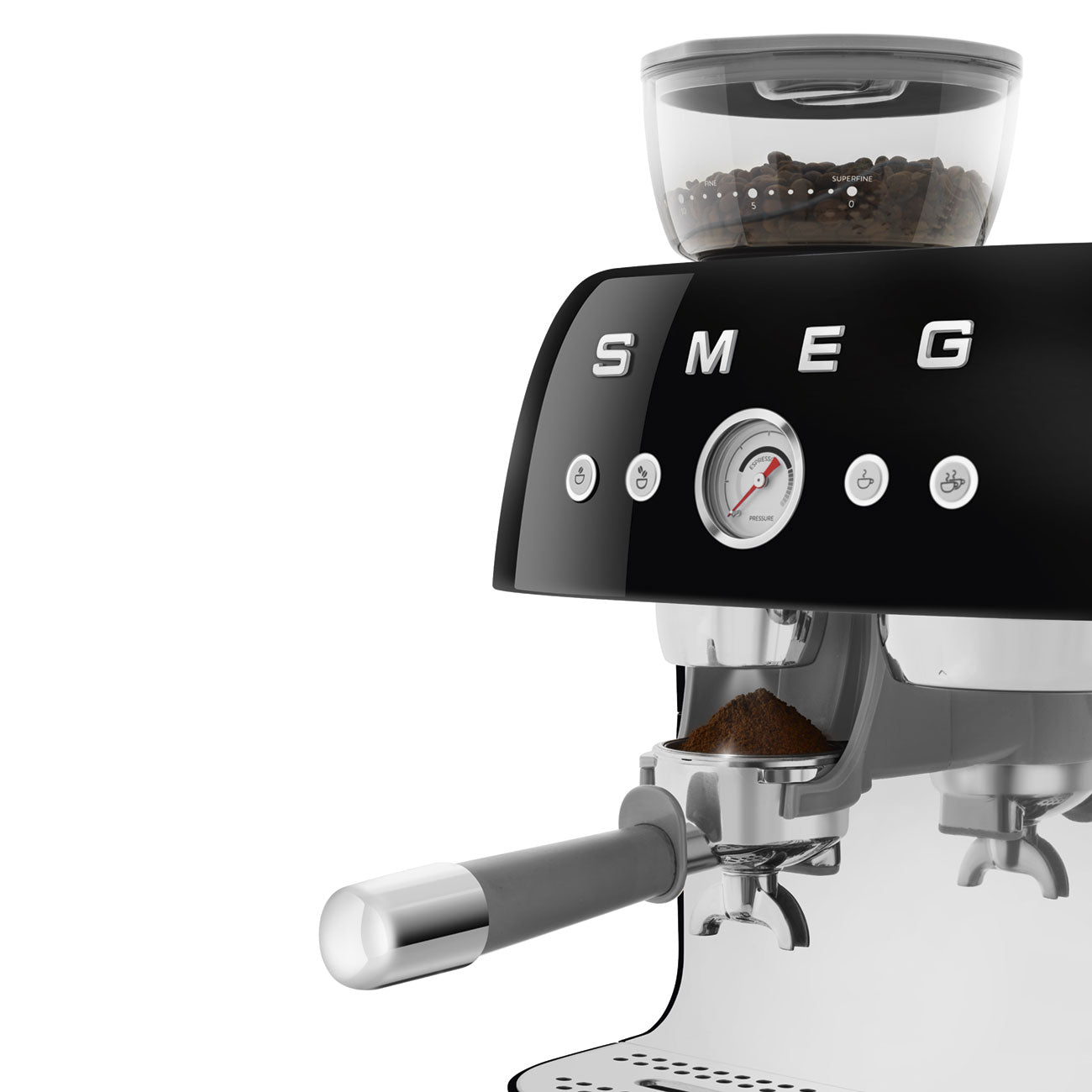 Smeg Manual Espresso Coffee Machine with built-in Grinder EGF03