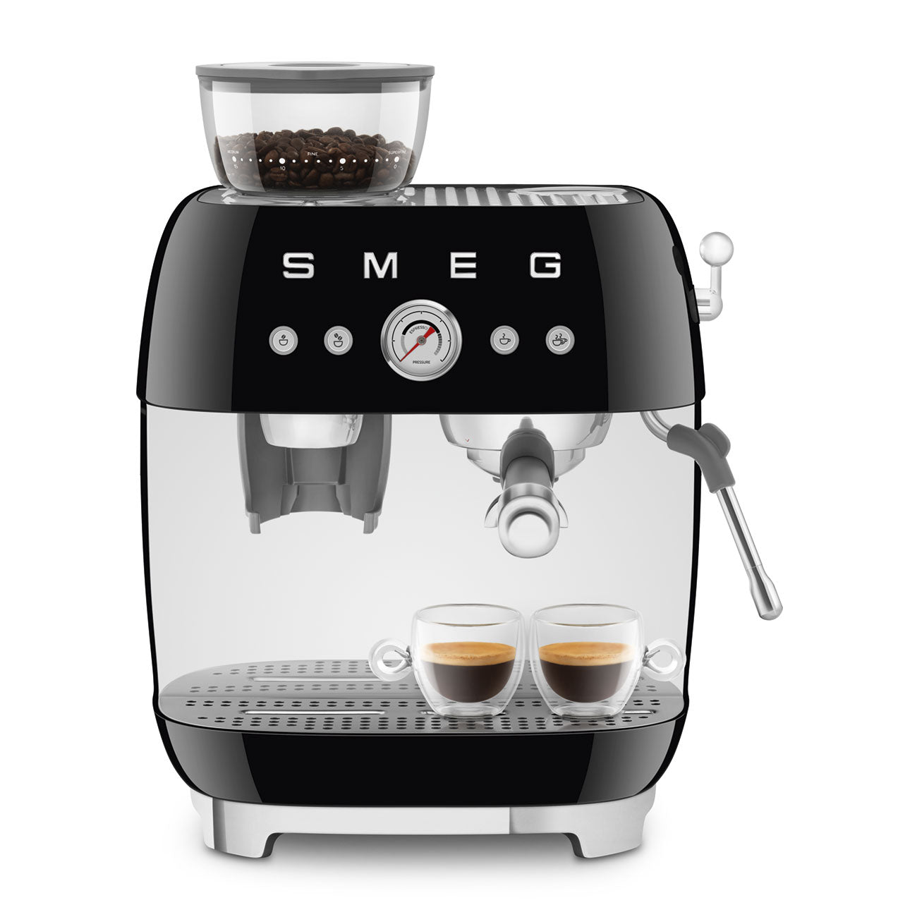Smeg Manual Espresso Coffee Machine with built-in Grinder EGF03