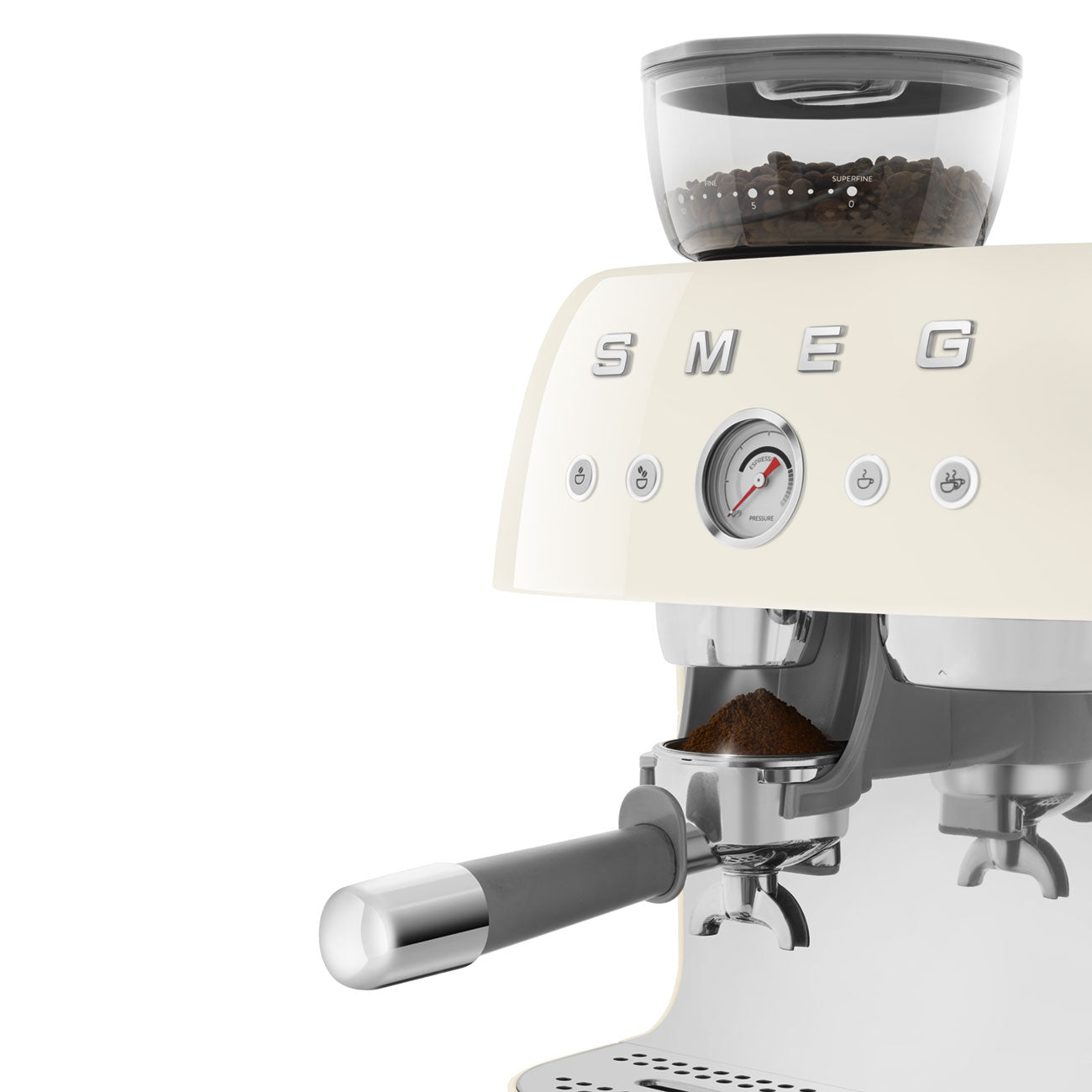 Smeg Manual Espresso Coffee Machine with built-in Grinder EGF03