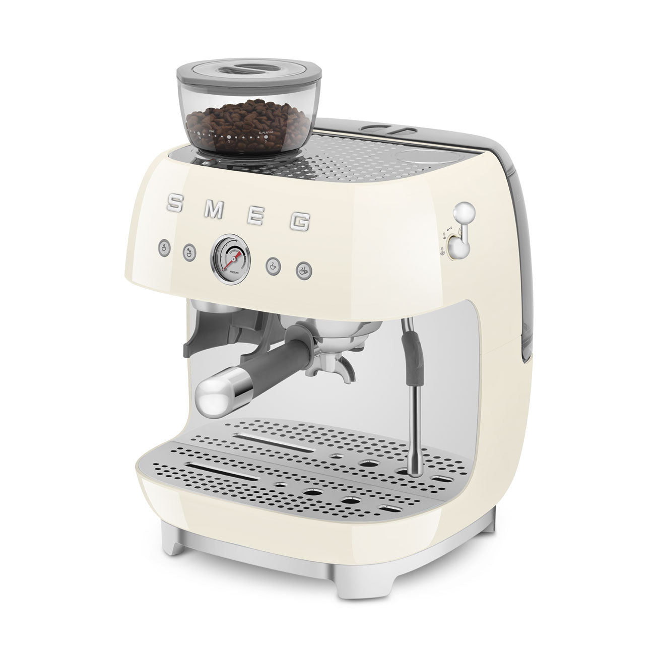 Smeg Manual Espresso Coffee Machine with built-in Grinder EGF03
