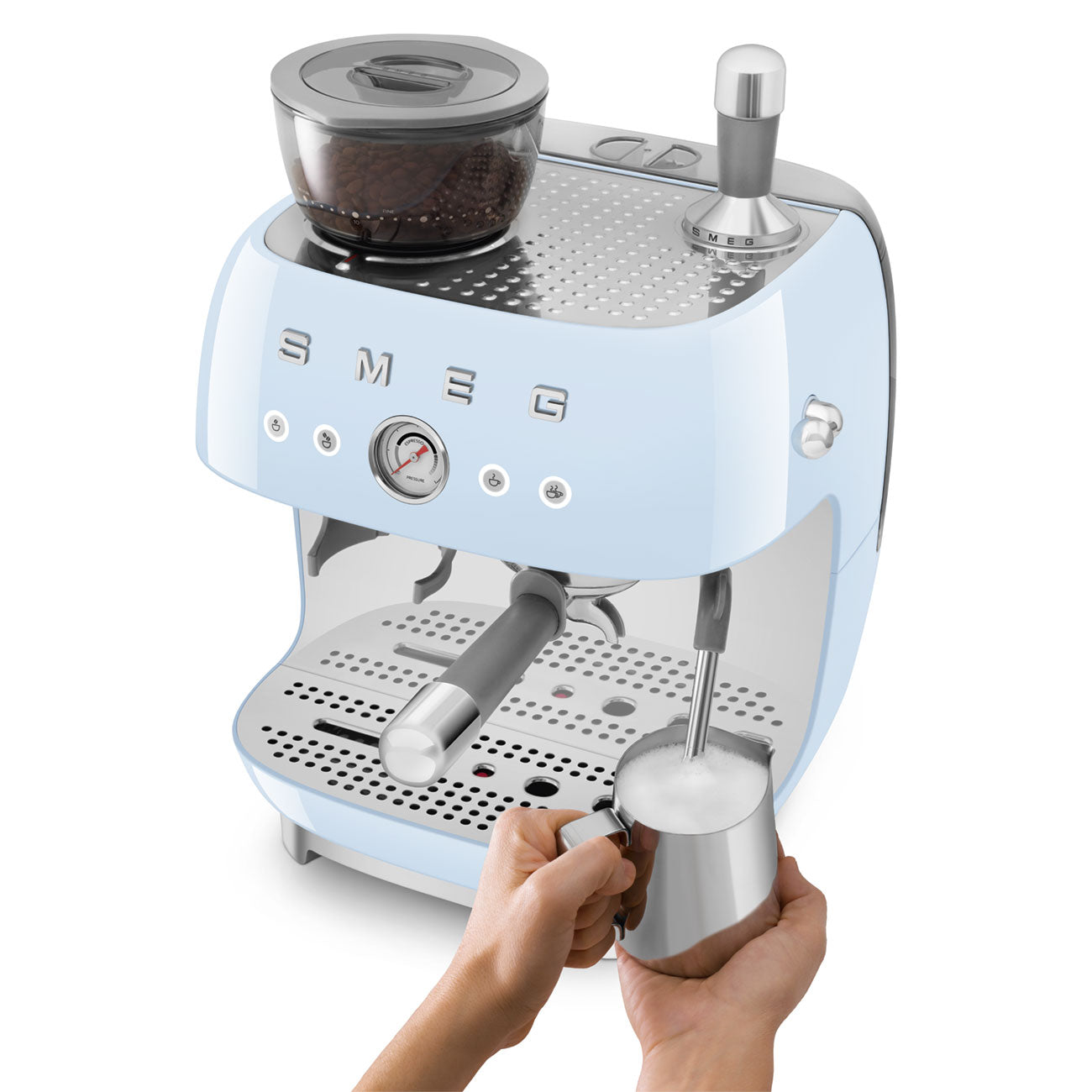 Smeg Manual Espresso Coffee Machine with built-in Grinder EGF03