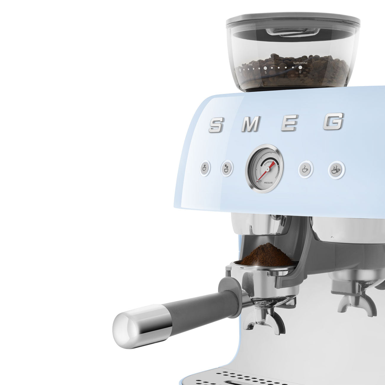Smeg Manual Espresso Coffee Machine with built-in Grinder EGF03