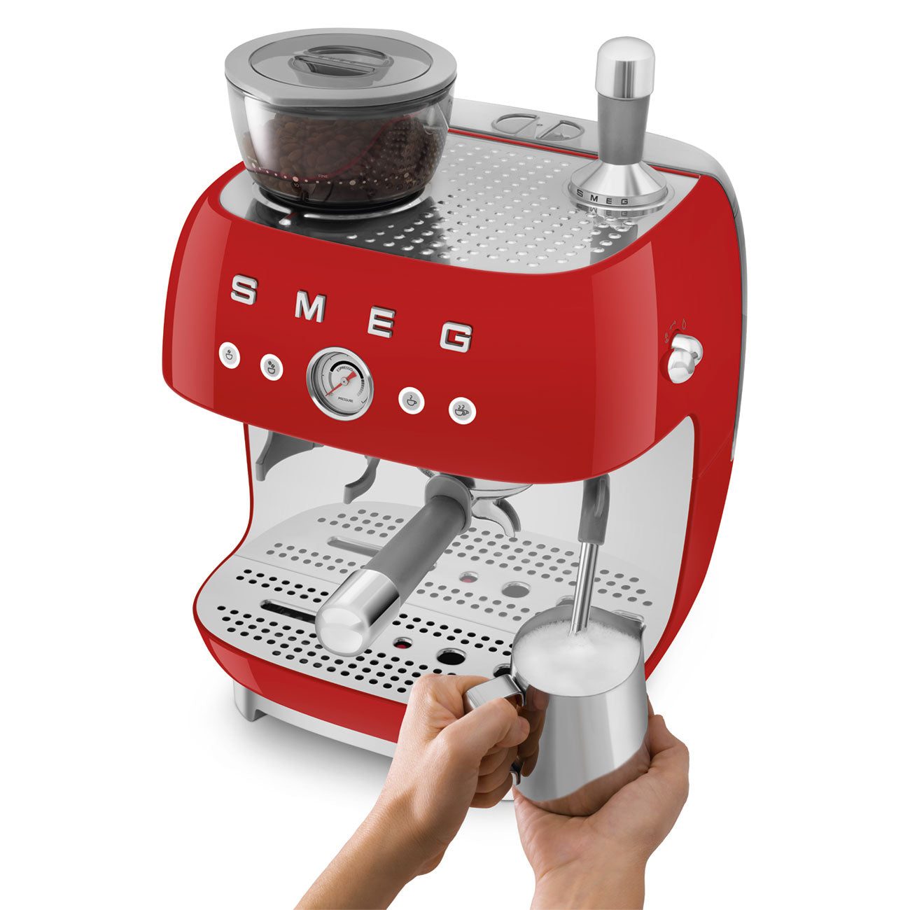 Smeg Manual Espresso Coffee Machine with built-in Grinder EGF03