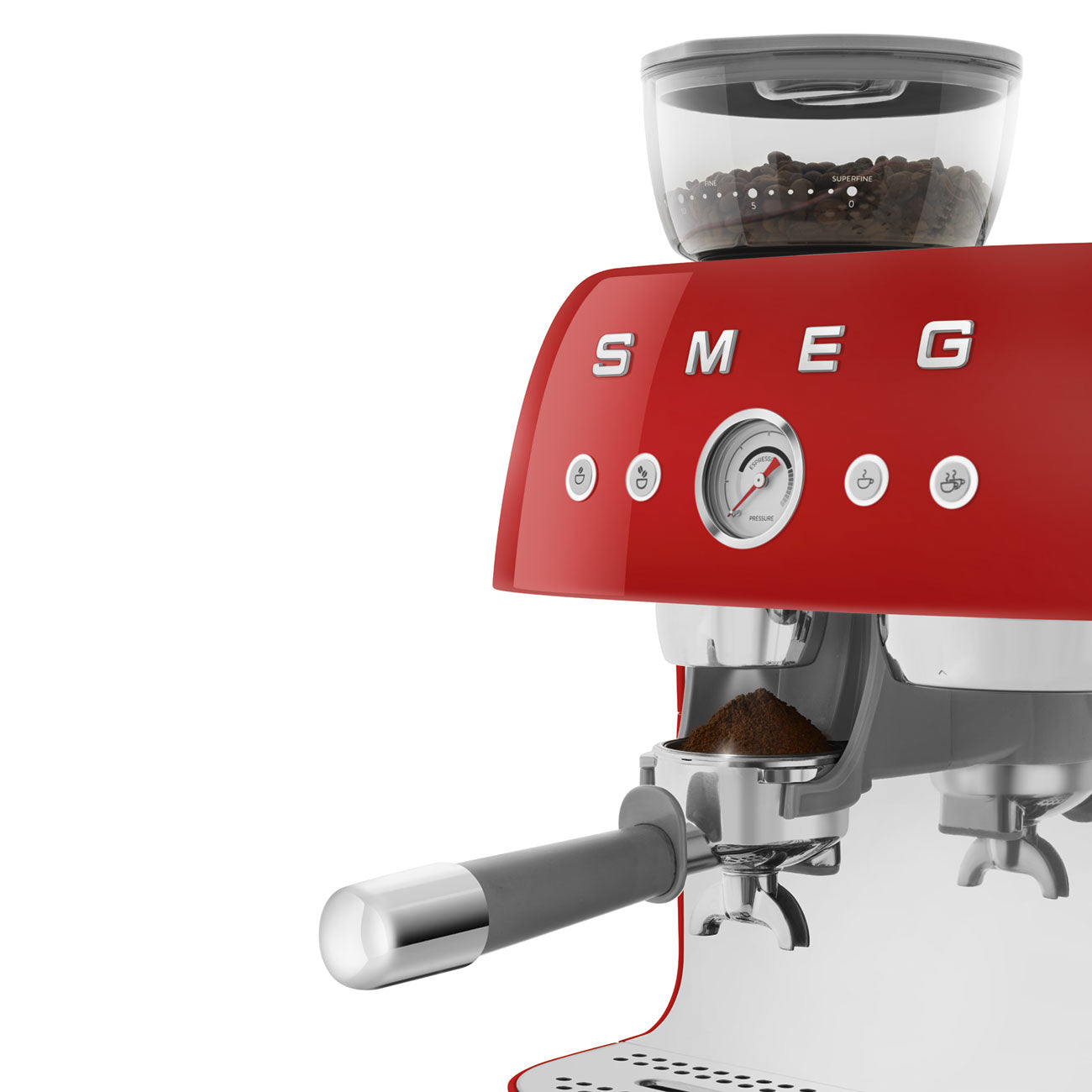 Smeg Manual Espresso Coffee Machine with built-in Grinder EGF03