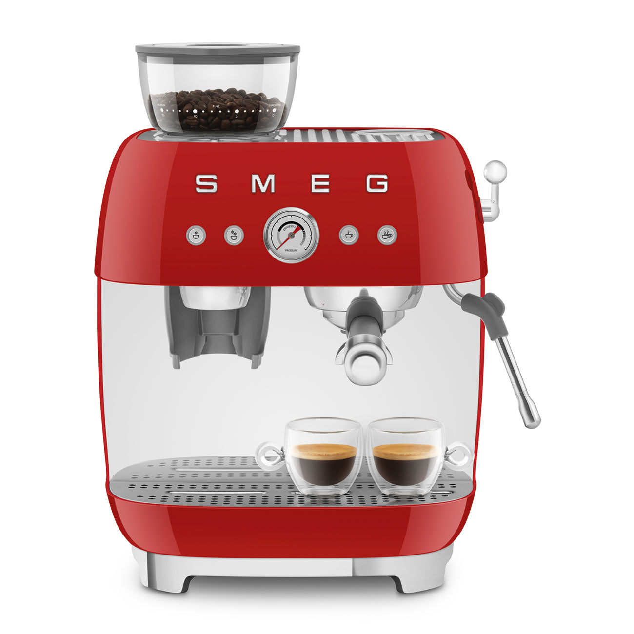 Smeg Manual Espresso Coffee Machine with built-in Grinder EGF03