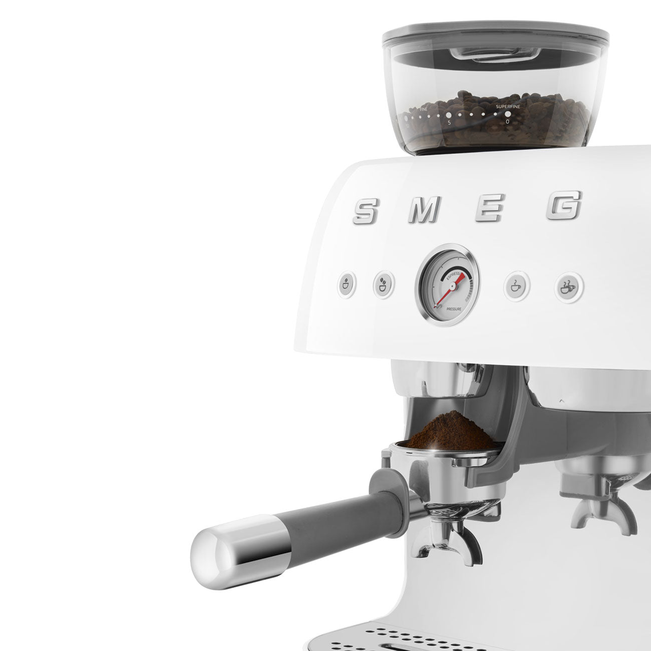 Smeg Manual Espresso Coffee Machine with built-in Grinder EGF03