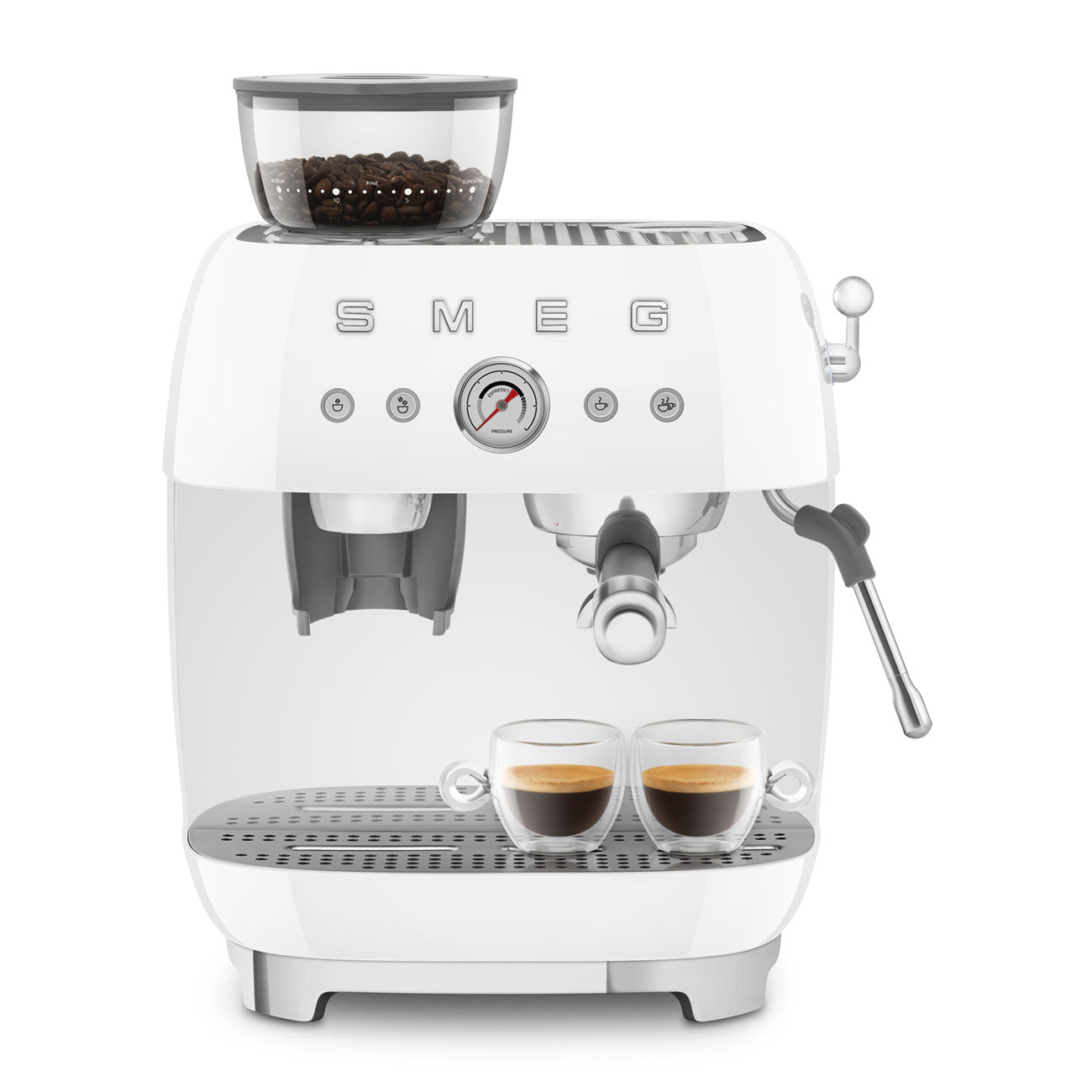 Smeg Manual Espresso Coffee Machine with built-in Grinder EGF03