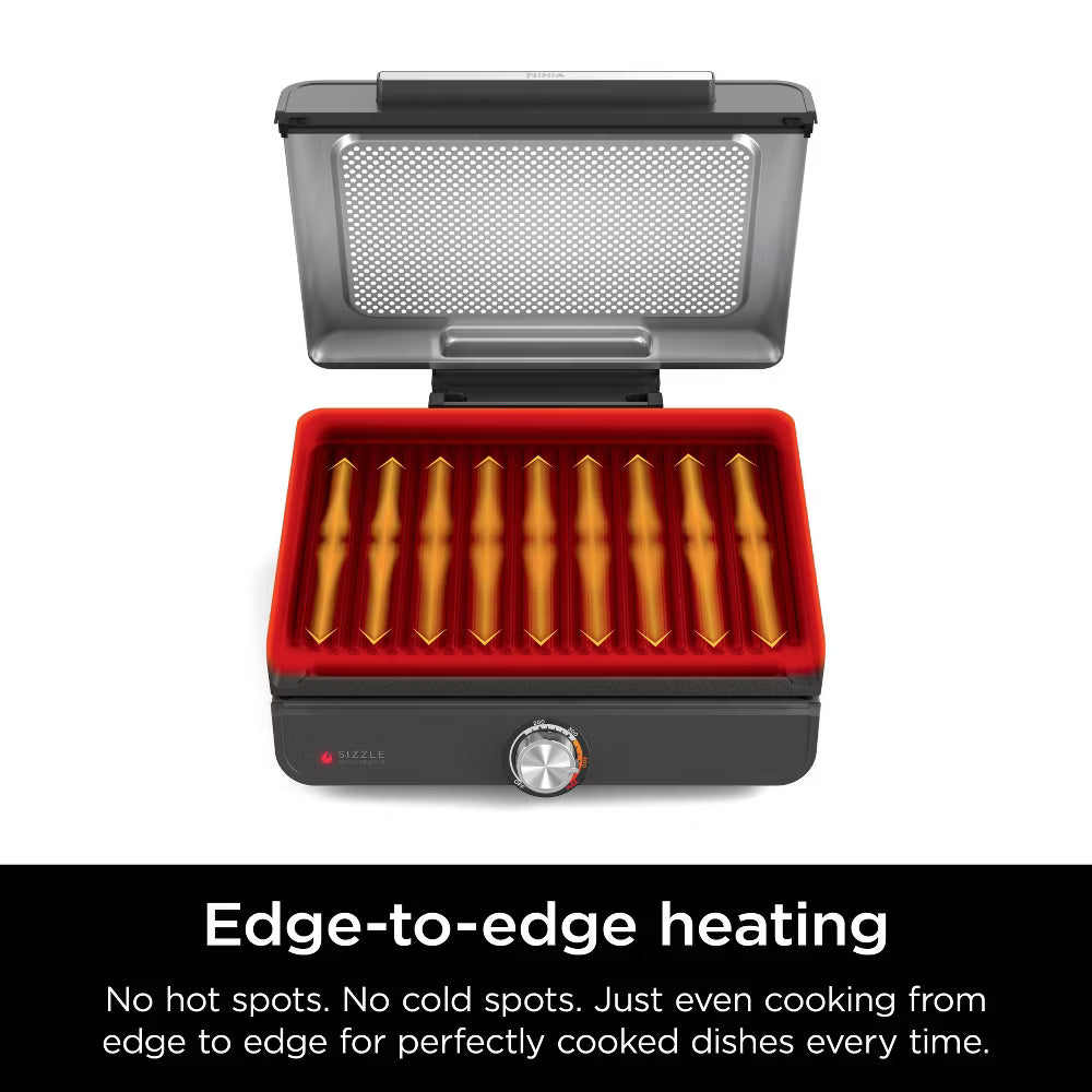 Ninja Sizzle Indoor Grill and Griddle Flat Plate GR101