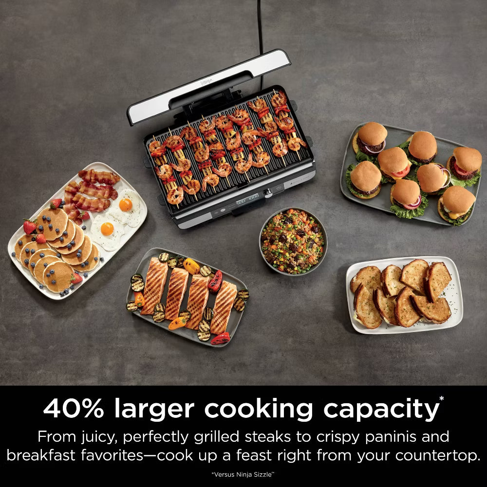 Ninja Sizzle Pro XL Indoor Grill and Griddle Flat Plate GX101