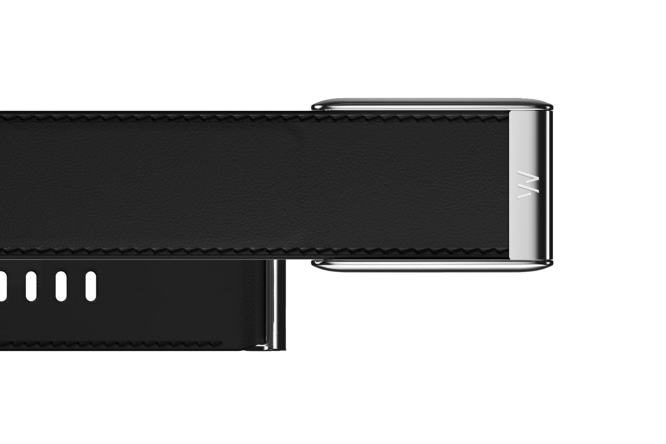 Whoop 5 LeatherLuxe Band Titanium
