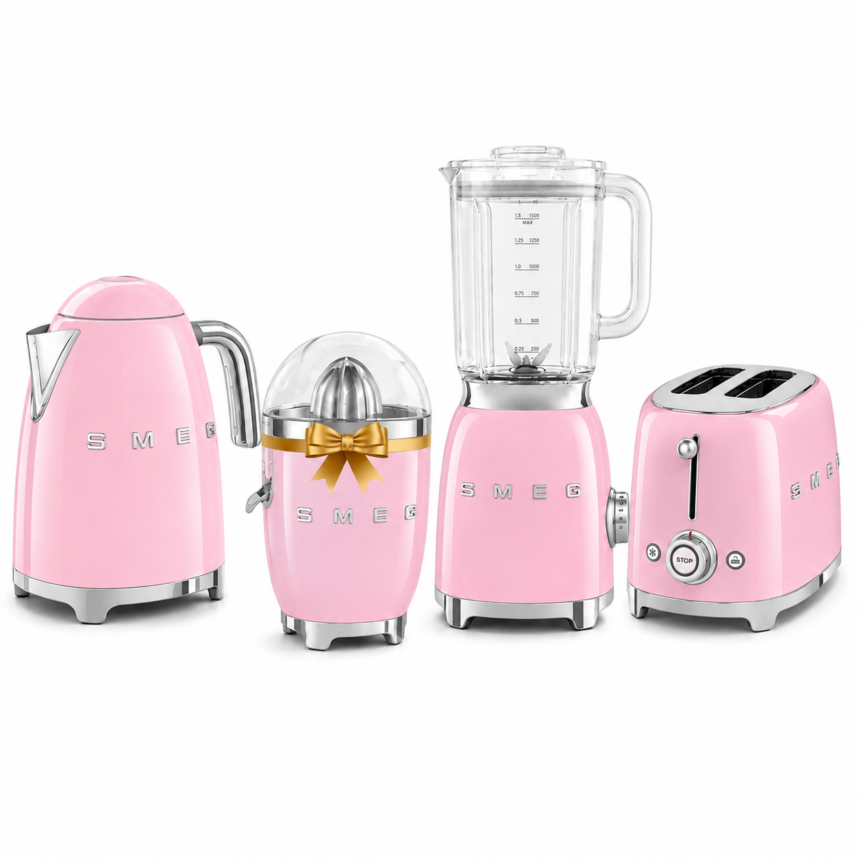 Smeg Summer Bundle 3 ( Kettle, Toaster, Blender and Juicer )