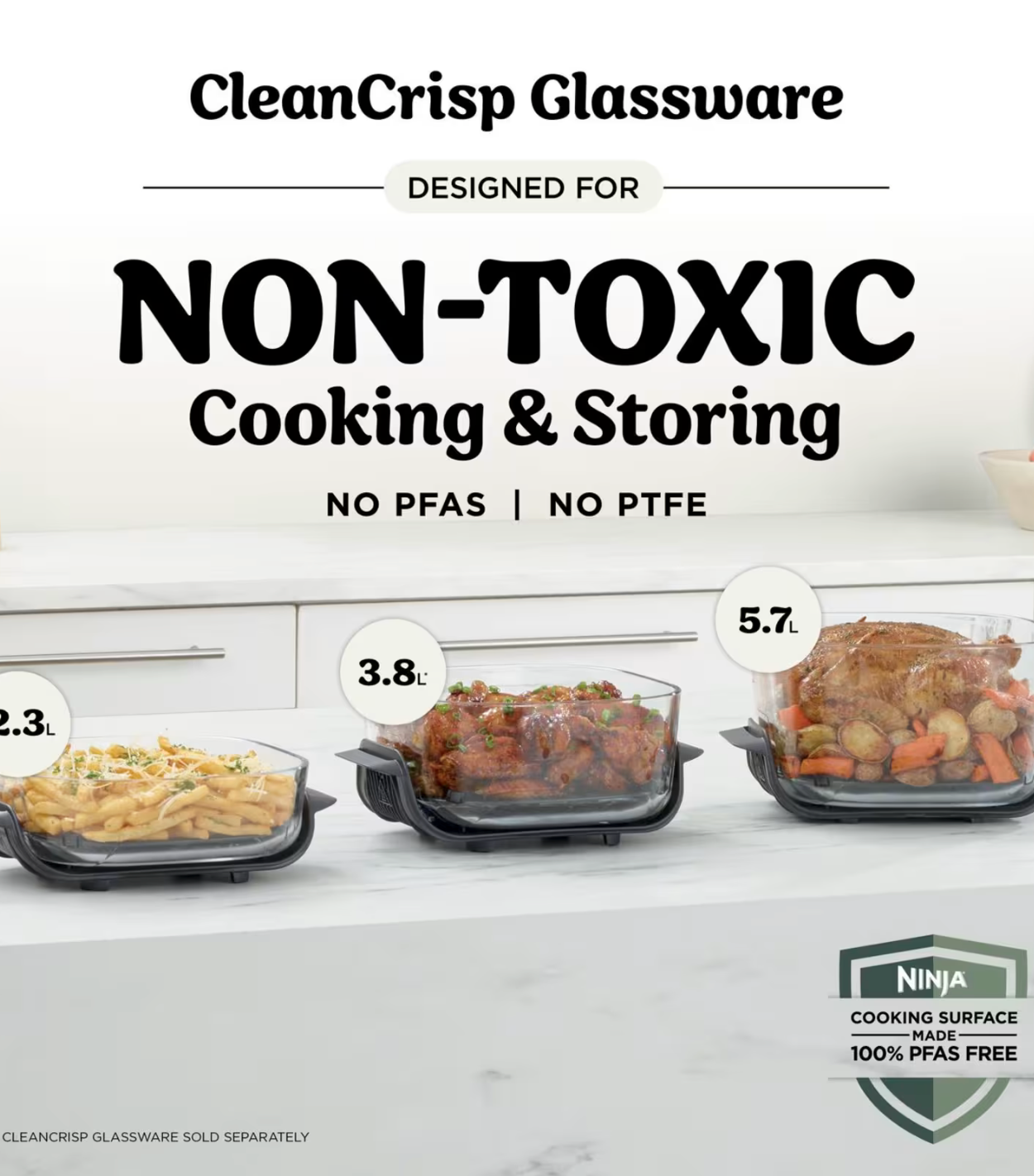 Ninja CRISPi PRO 7-in-1 XL Glass Air Fryer