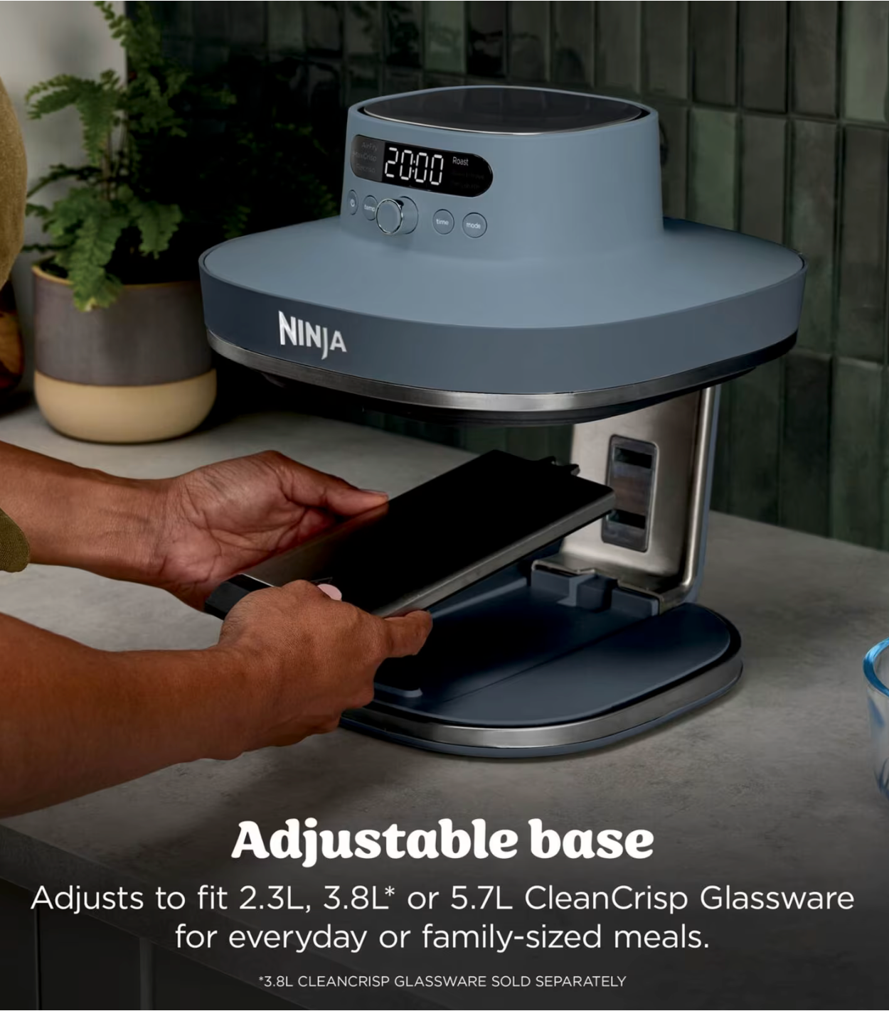 Ninja CRISPi PRO 7-in-1 XL Glass Air Fryer