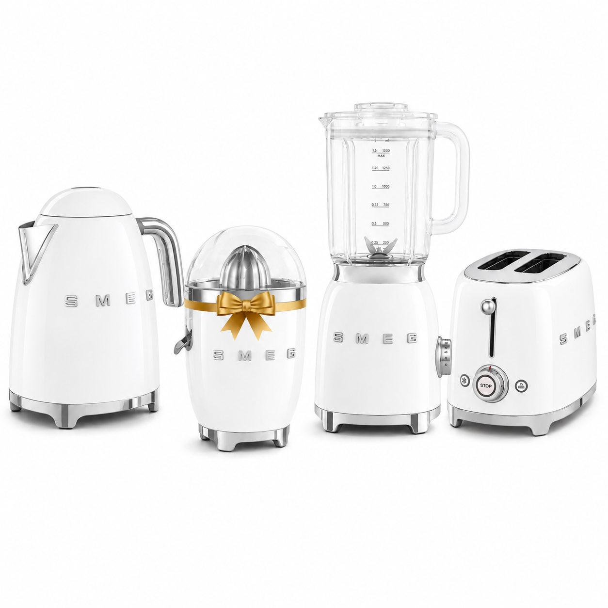 Smeg Summer Bundle 3 ( Kettle, Toaster, Blender and Juicer )