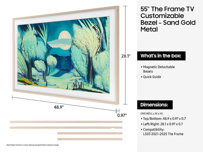 SAMSUNG Frame Customizable Magnetic Bezel