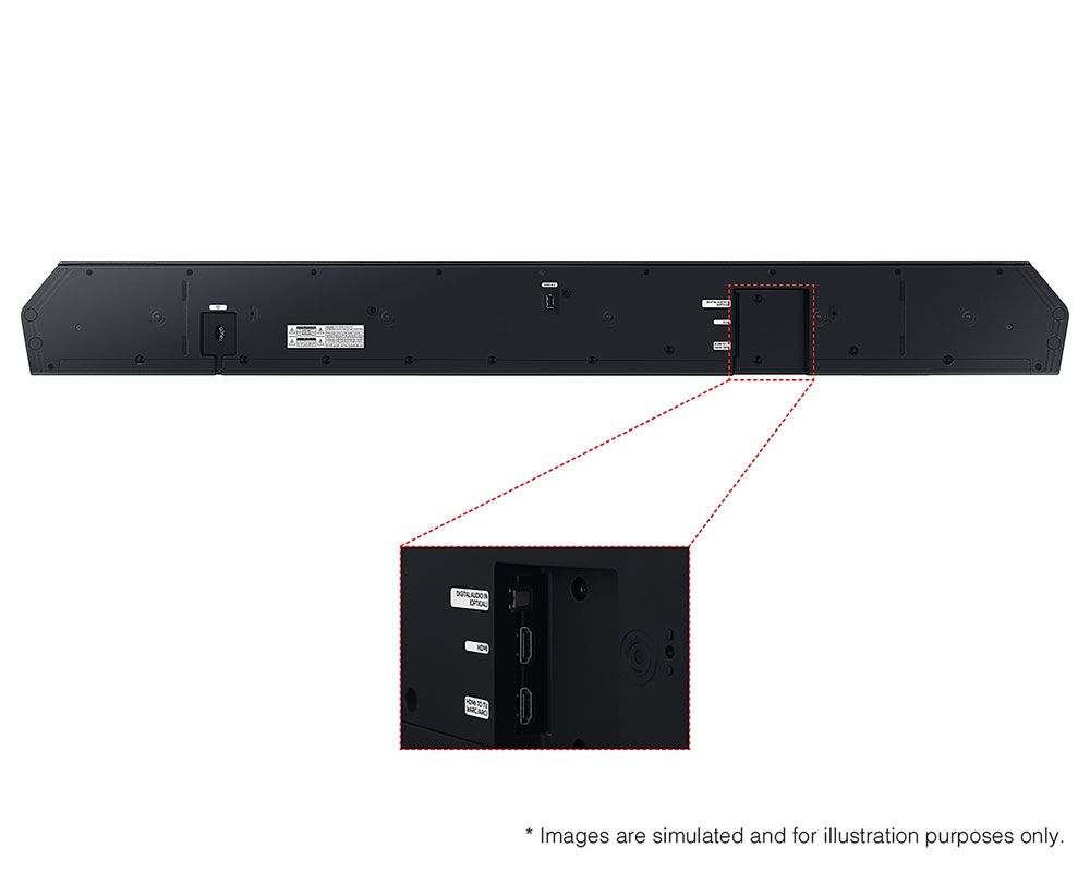 Samsung Soundbar Q-series 9.1.4 ch. Wireless Dolby ATMOS + Rear Speakers Q-Symphony / HW-Q930D