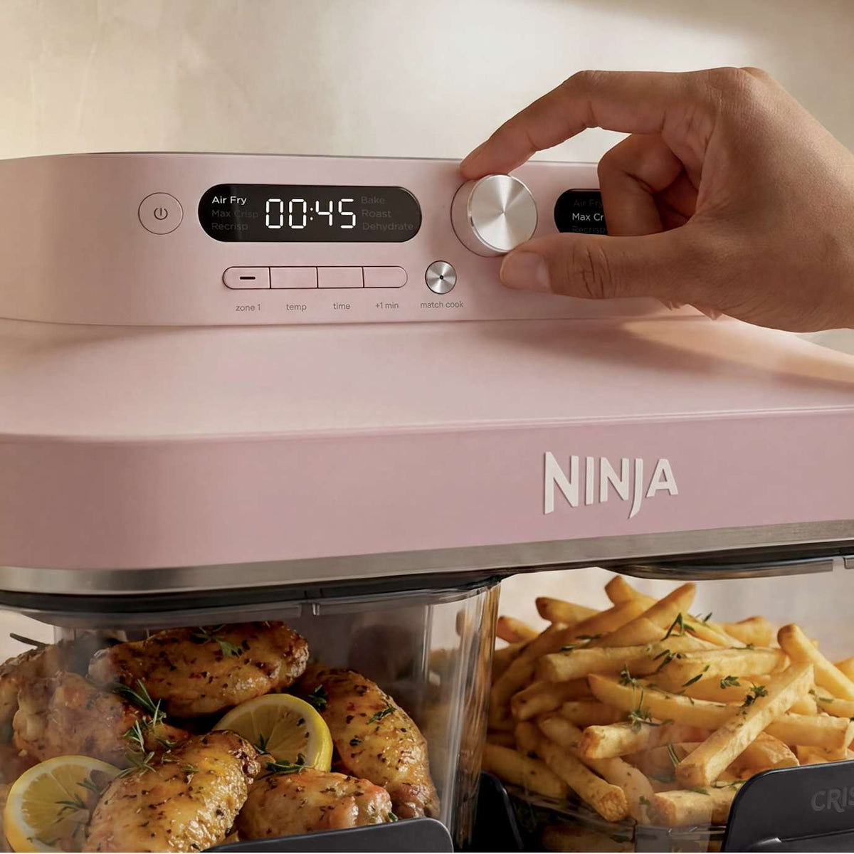 Ninja CRISPi DualZone 8-in-1 Function Glass Air Fryer DD102