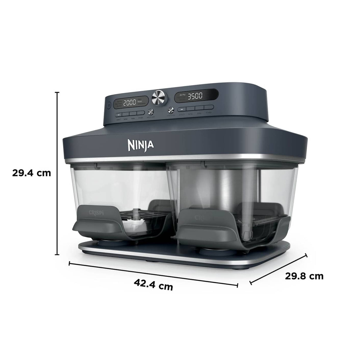 Ninja CRISPi DualZone 8-in-1 Function Glass Air Fryer DD102