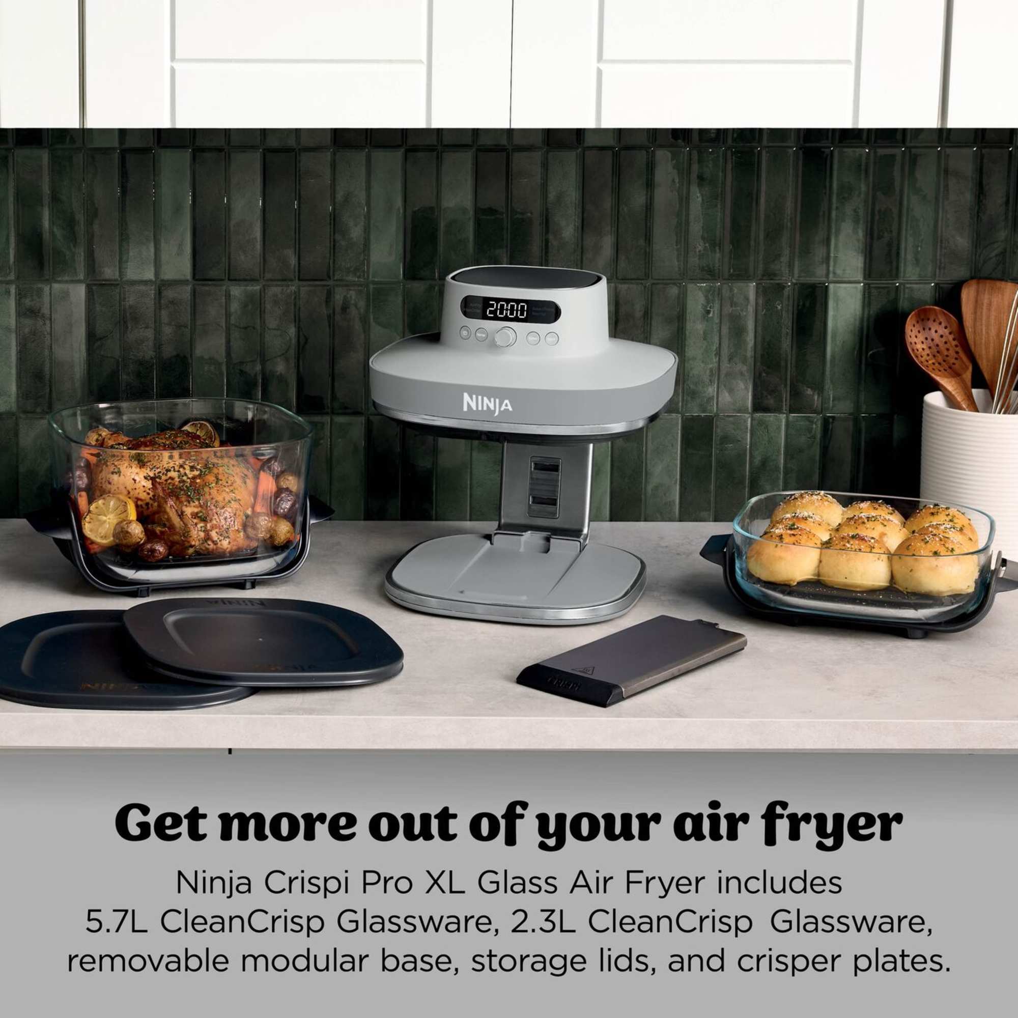 Ninja CRISPi PRO 5-in-1 XL Glass Air Fryer