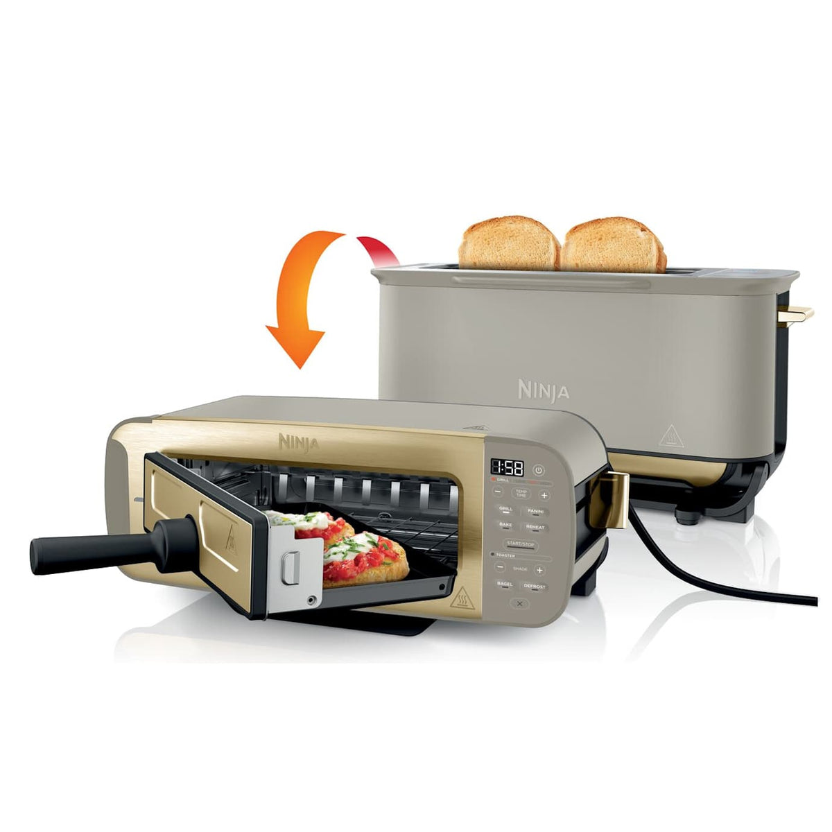 Ninja Foodi 3-in-1 Toaster Grill and Panini Press ST202